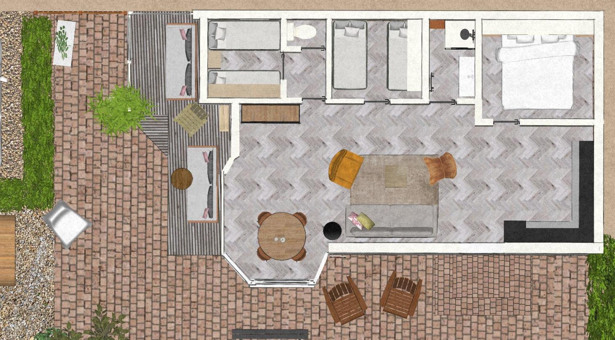 Het Verwende Nest Lodge, Wellness Lodge, Hottub & Sauna 福尔特赫伊曾 外观 照片